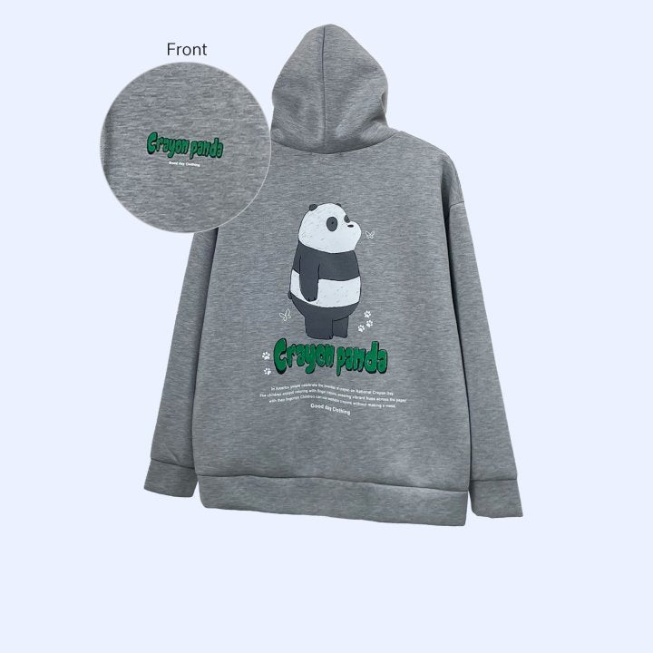 Crayon Panda Hoodie