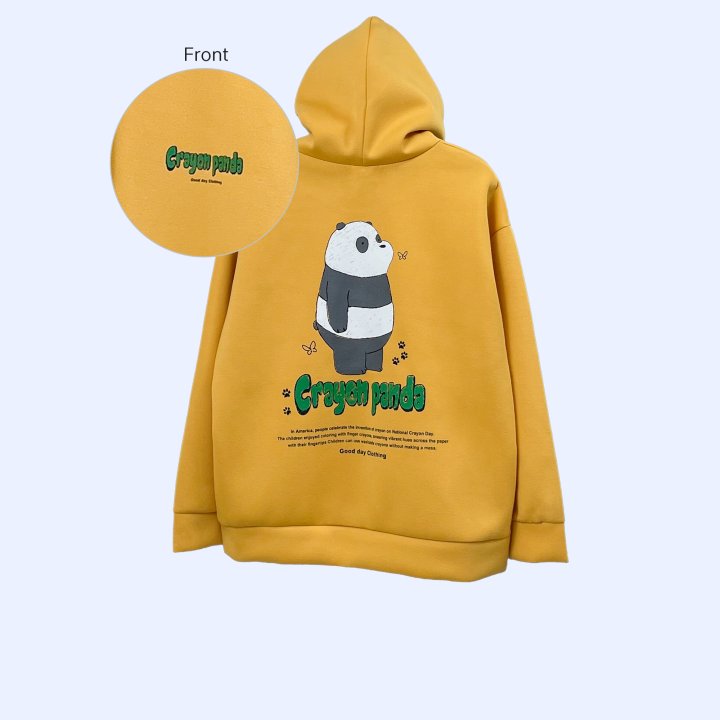 Crayon Panda Hoodie