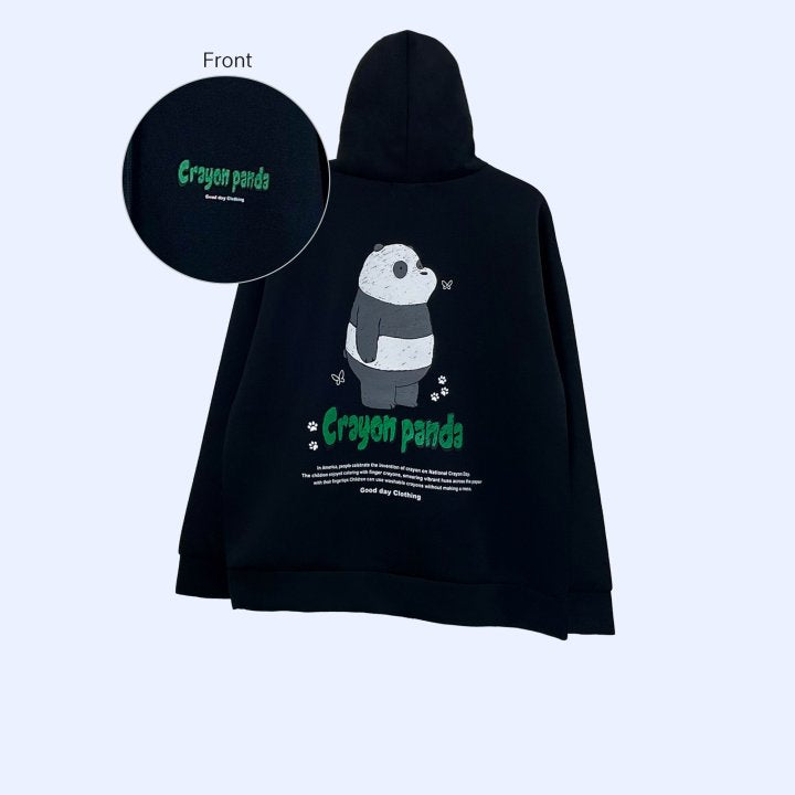 Crayon Panda Hoodie